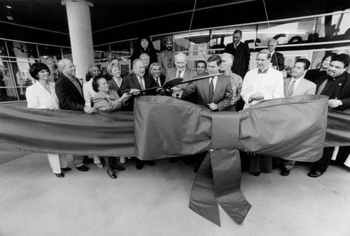 Ribbon cutting, Staples Center