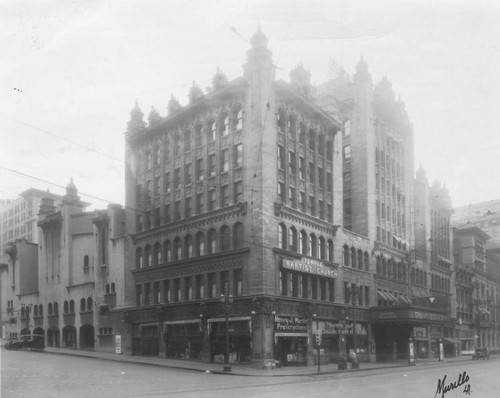 Exterior, Philharmonic Auditorium