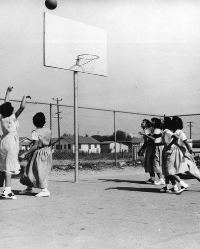 Girls' basketball game