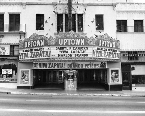 Lobby and marquee of the Uptown Theater