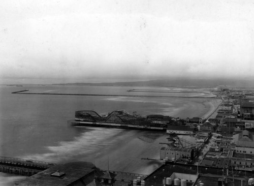 Aerial view of Long Beach