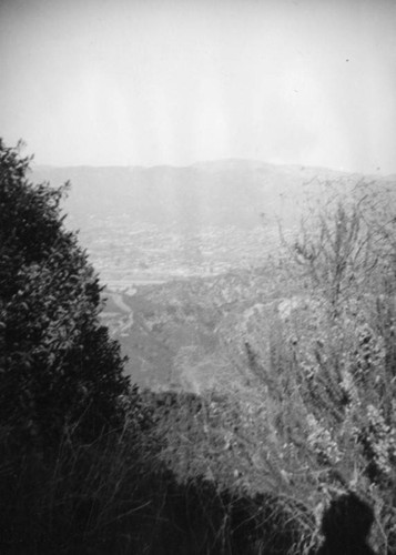 View on a Hollywoodland hike