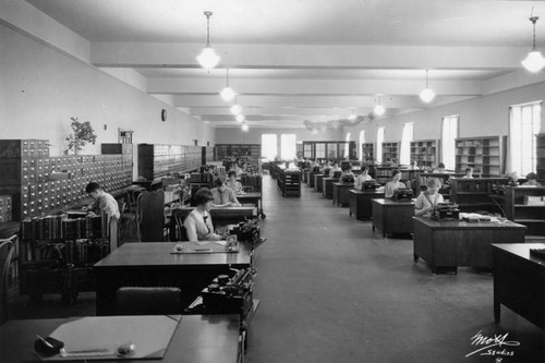 Catalog Department, Los Angeles Public Library