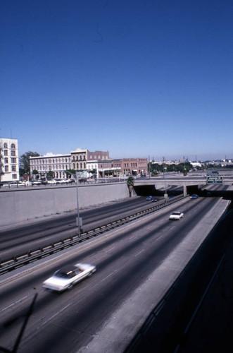 101 Hollywood Freeway near El Pueblo de Los Angeles