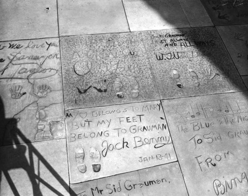 Clark Gable, Grauman's Chinese Theater