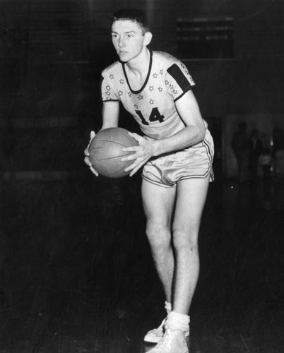 Official All-Valley league basketball team for 1956-57