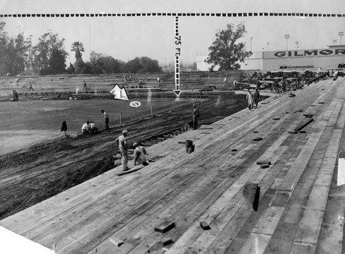 Baseball park takes shape