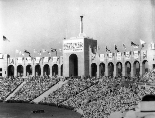 Coliseum for the 1932 Olympics Games