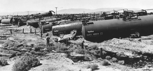 Train derailed, Lancaster