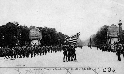 American troops in Paris