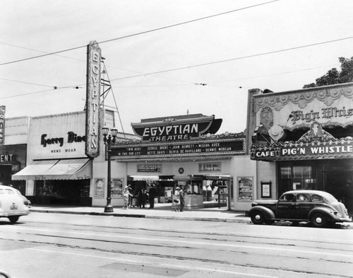 Street front of Egyptian Theatre