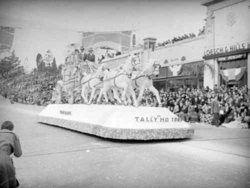 Burbank float at the 1939 Rose Parade