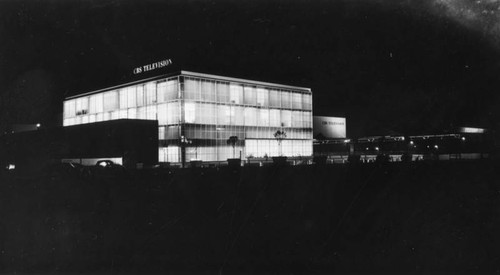 CBS Television City, night view