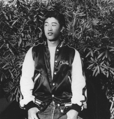 Japanese American in club jacket