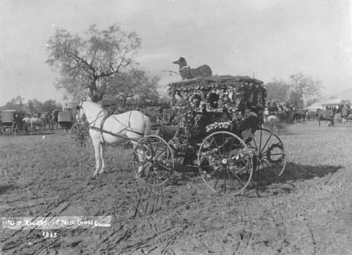 Early Rose Parade float