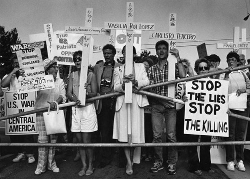 Pledge of Resistance protesters