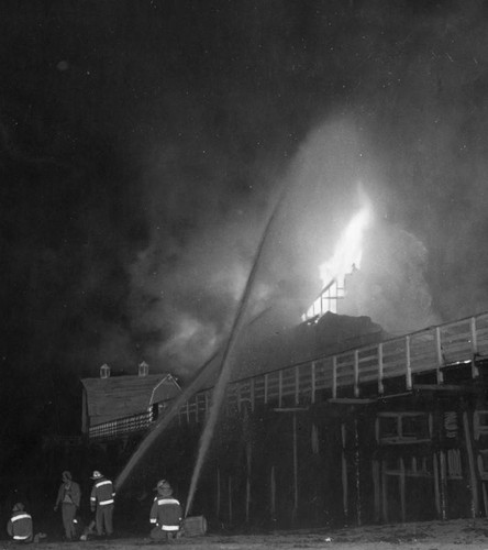 Pacific Ocean Park Pier fire