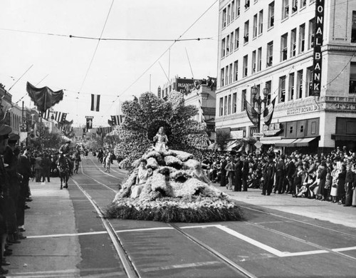 1938 Tournament of Roses Parade float