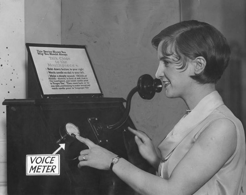 Voice Meter machine