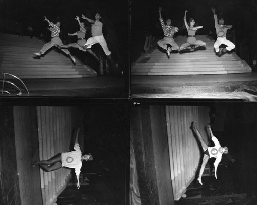 Leaping dancers, Earl Carroll Theatre