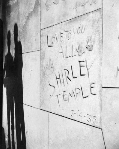 Shirley Temple, Grauman's Chinese Theater