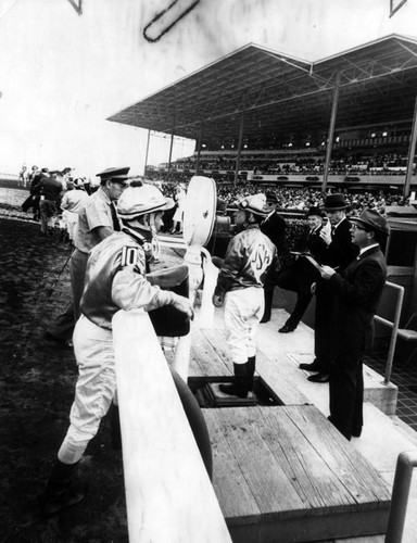 Jockey's weigh-in