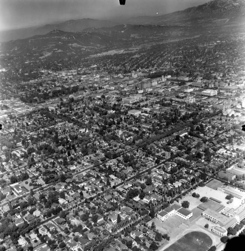 Aerial of Pasadena, view 1