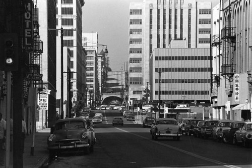 Second Street looking west