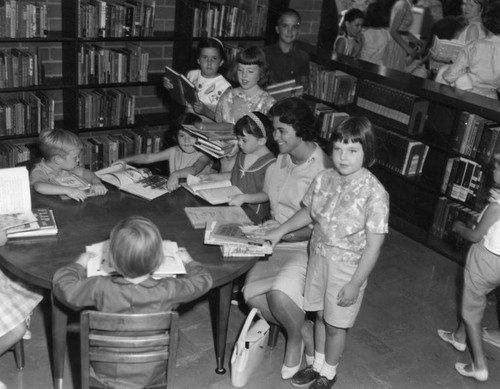 Councilwoman Rosalind Wyman at branch library