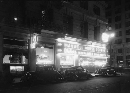 Restaurant at night