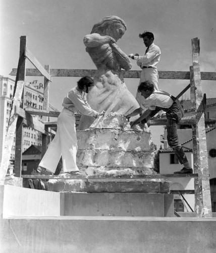 "Power of Water" sculpture, Lafayette Park, view 3