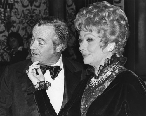 Lucille Ball and Jack Lemmon