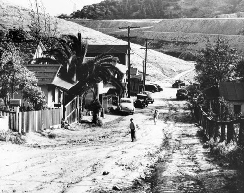 Road in Chávez Ravine