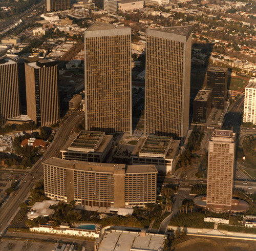 Century City, aerial view