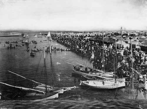 Coronado Tent City, beach