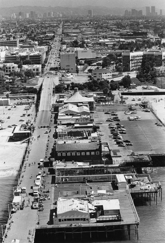 Santa Monica viewed from McBlimp