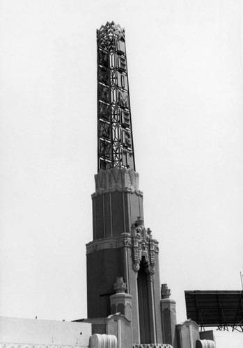 Tower detail, Leimert Theatre