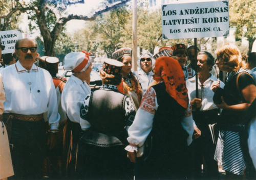 Choir, Latvian Song Festival parade