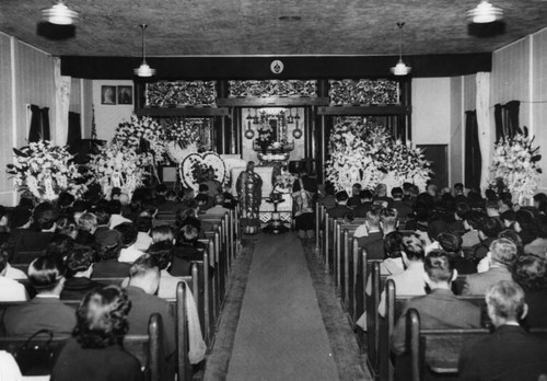 Buddhist funeral service