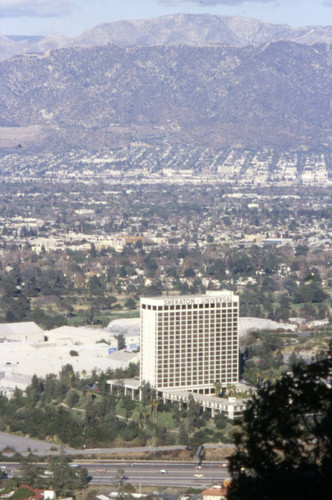 Universal Studios and Sheraton Universal Hotel from Mulholland Drive