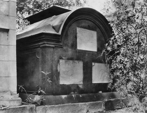 Pico tomb at Old Calvary Cemetery