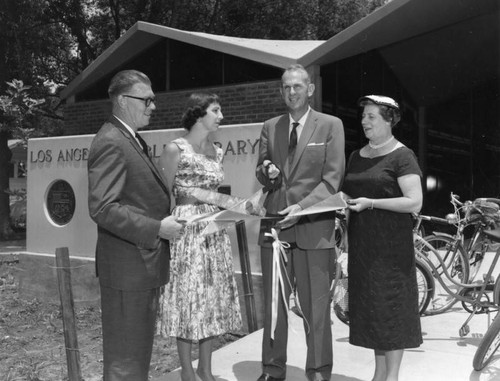 Opening, Canoga Park Branch Library, view 1