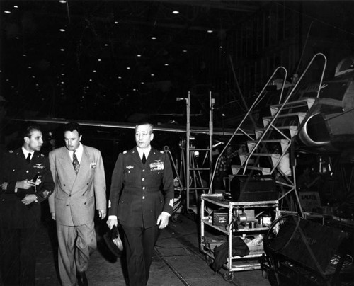 Italian air chief at Burbank