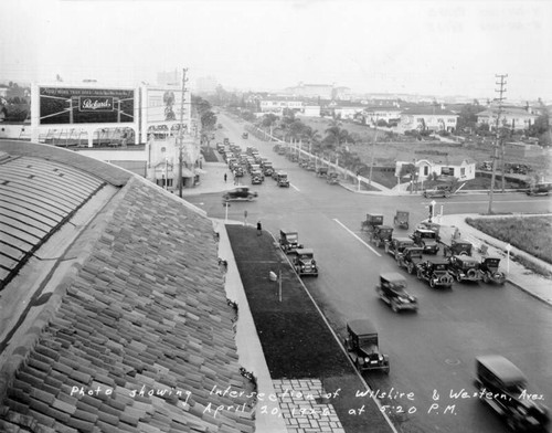 Wilshire Boulevard at Western Avenue