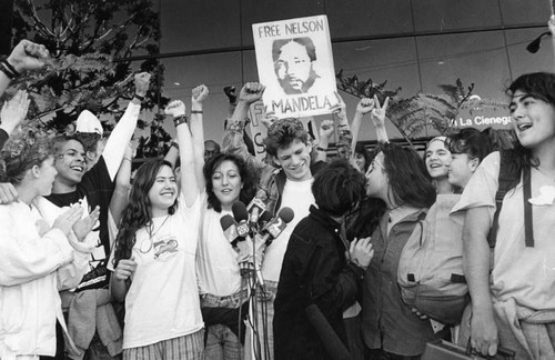 Anti-apartheid demonstration