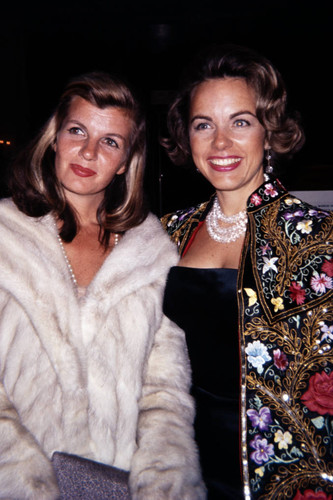 Terry Moore and Corinne Calvet
