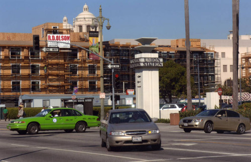 Mozaic apartments, scaffolding