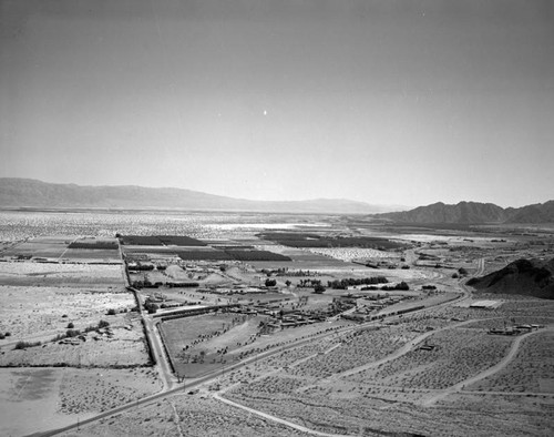 Thunderbird Ranch, aerial view, looking southeast