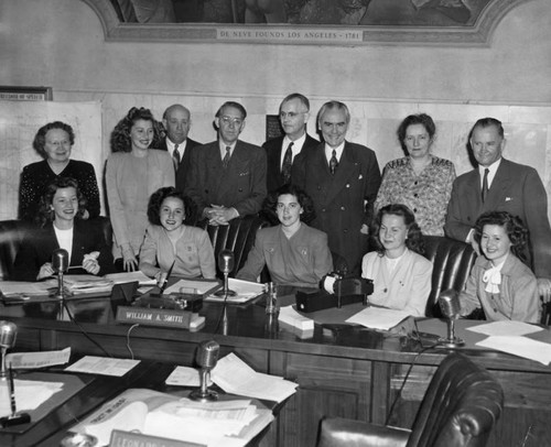 Girls at L.A. County Supervisors