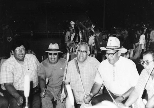 Powwow drummers